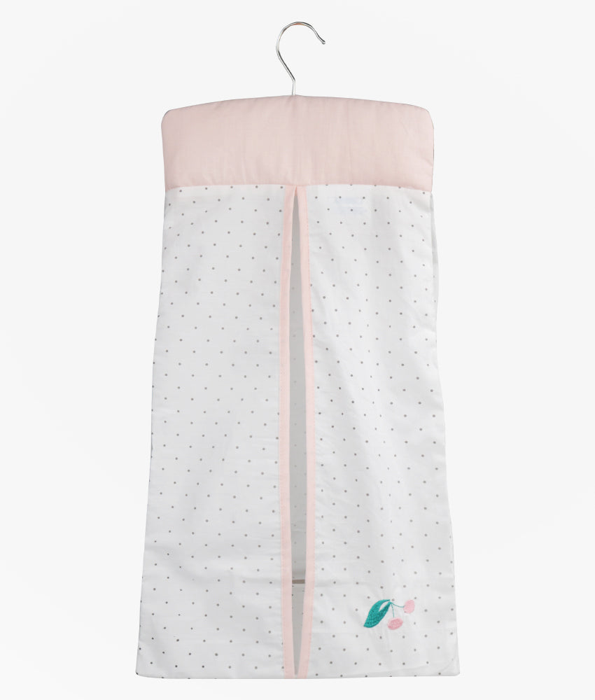 Elegant Smockers LK | Baby Nappy Stacker – Cherry Theme | Sri Lanka 