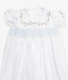 Elegant Smockers LK | Baby Christening Robe Set - Blue (Pre-Order) | Sri Lanka 