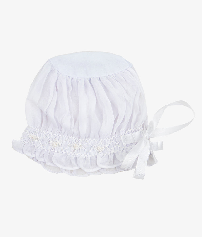 Elegant Smockers LK | Baby Christening Robe Set - White (Pre-Order) | Sri Lanka 