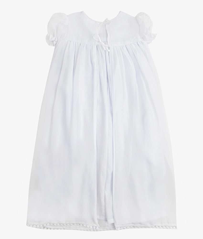 Elegant Smockers LK | Baby Christening Robe Set - White (Pre-Order) | Sri Lanka 