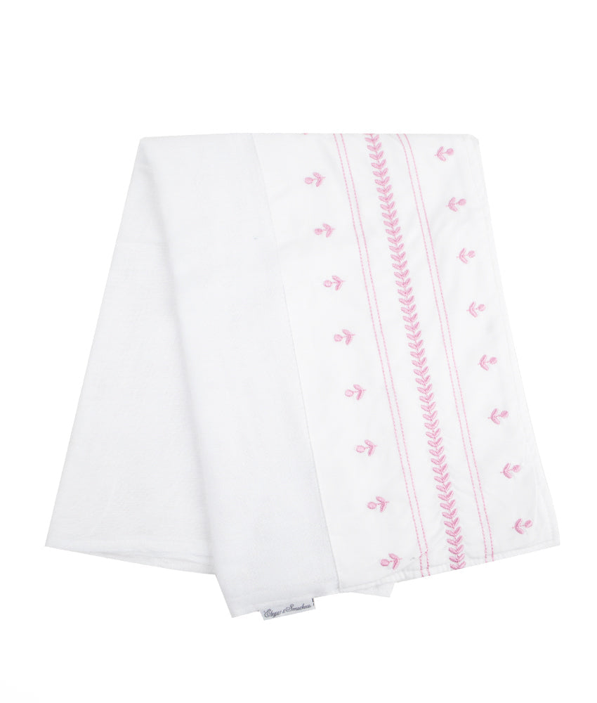 Elegant Smockers LK | Baby Cot Sheet – Eden Pink Theme | Sri Lanka 