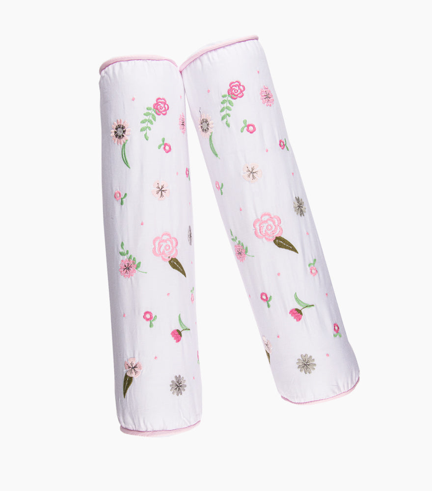 Elegant Smockers LK | Baby Bolster Pillow Cover – Flower Theme | Sri Lanka 