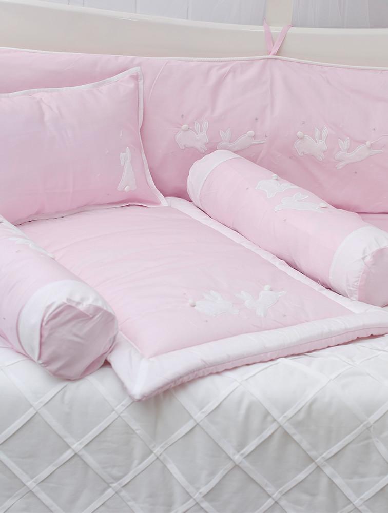 Elegant Smockers LK | Baby Hand Quilt – Pink Rabbit Theme | Sri Lanka 